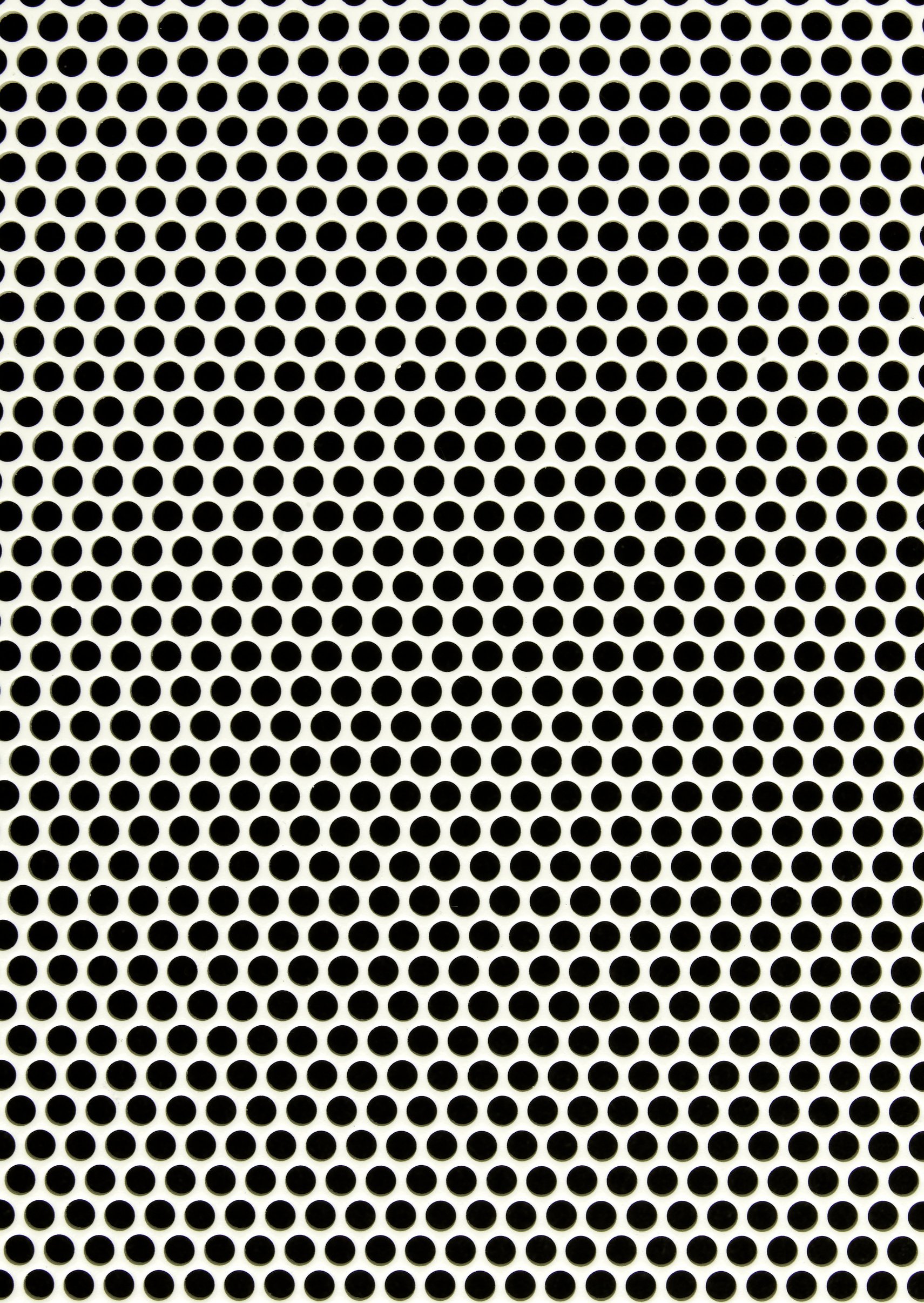 white steel mesh